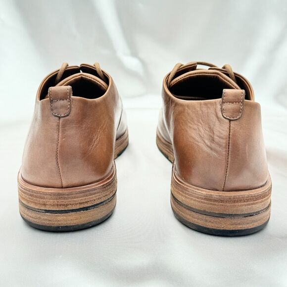 Marsèll Zucca Zeppa Braun Tan Leather Lace Up Derby Shoes Size 46 / 12 US